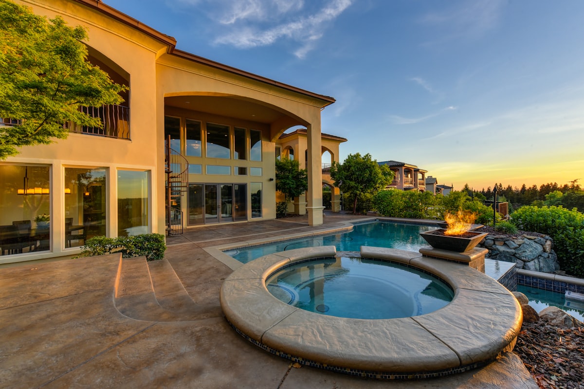 New custom Dallas home where HVAC duct design was planned at the framing stage